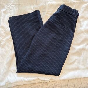 Abercrombie & Finch Navy Pinstripe Trousers